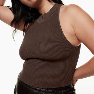 NWT Aritzia Babaton Sculpt Mockneck Halter Top
